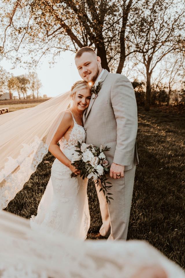 Courtney Herzet & Robbie Graham wedding photo