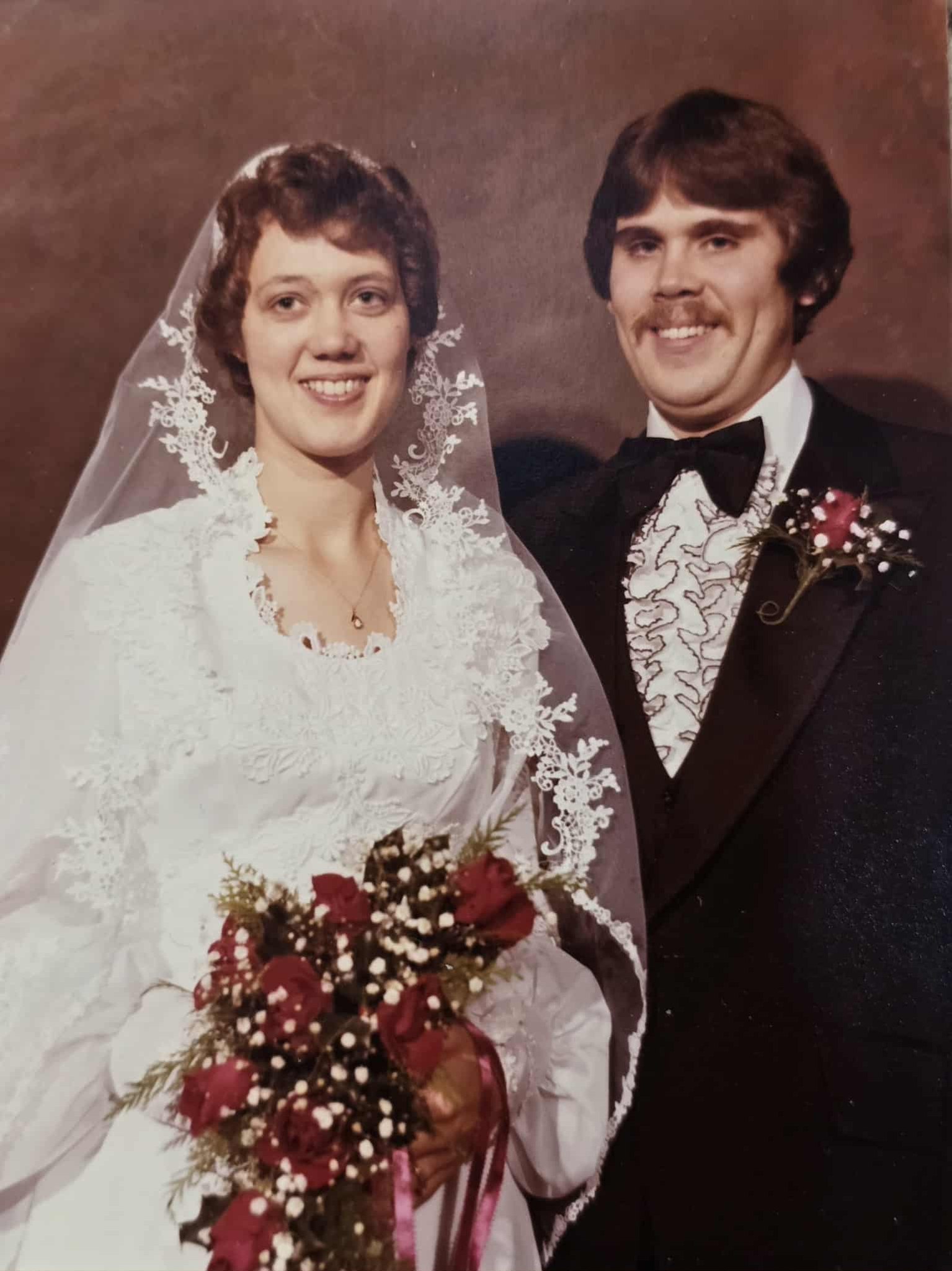 Wedding photo of Charlotte Flaming and Brian Warkentine
