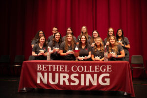 Juniors hold nurses’ lamplighting